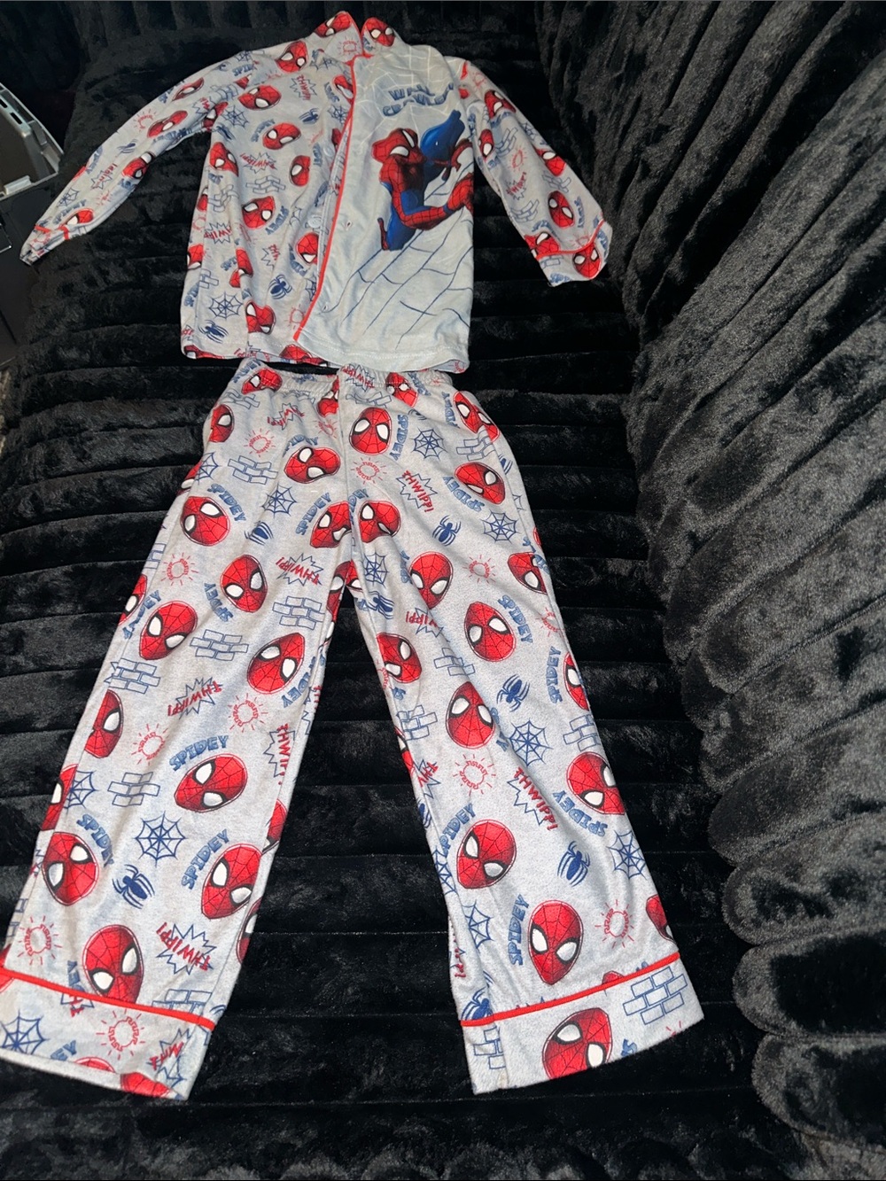 Spiderman Red and White Kids Pajama Set